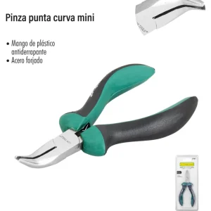 Pinza mini punta curva