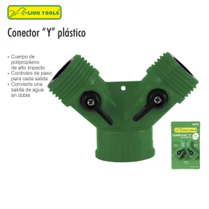 Conector «Y» pl?stico 3/4″ 19 mm