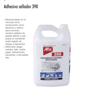 ADHESIVO SELLADOR AFIX 390 4 KILOS 4908016