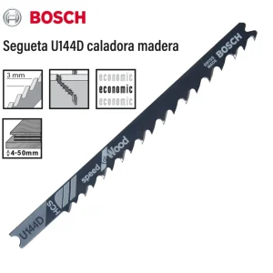 Segueta para caladora U144D corte de madera Bosch
