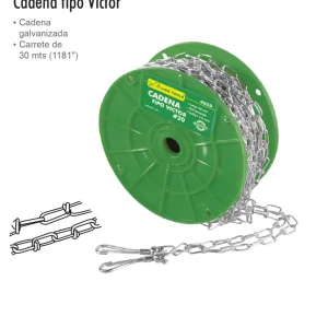 Cadena tipo victor  cal. 3.1 mm