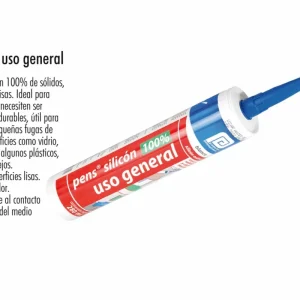 Sellador de silicón transparente 280 ml