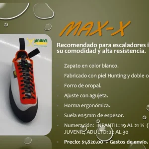 Zapatos de Escalada Max-X (Mojado)