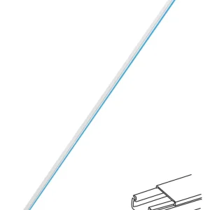 Canaleta con adhesivo sin división para cable electrico