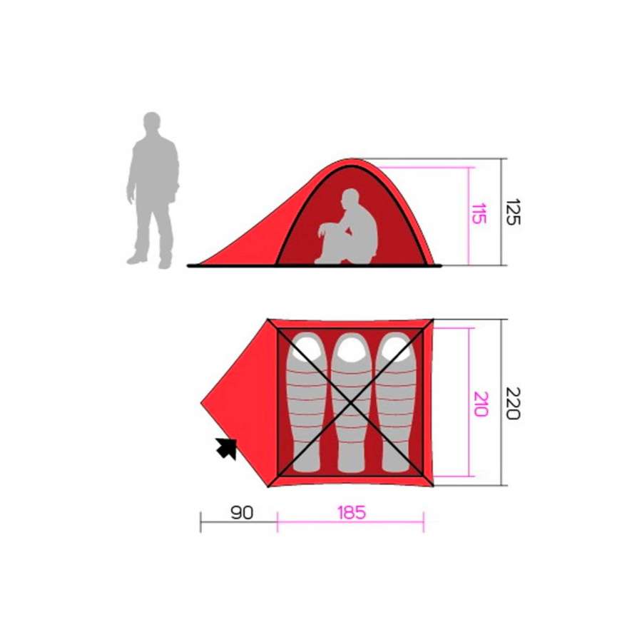 CARPA HANNAH TYCOON 3 P - Imagen 7
