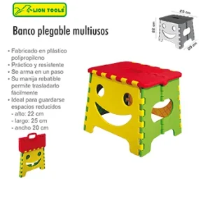 Banquito plegable para niños