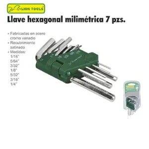 LLAVE HEXAGONAL MM LION TOOLS