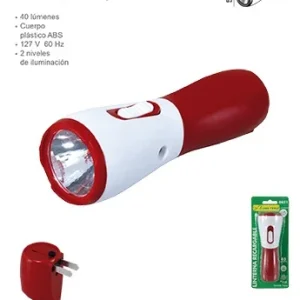LINTERNA RECARGABLE .5W 1 LED LARGO ALCANCE LION TOOLS