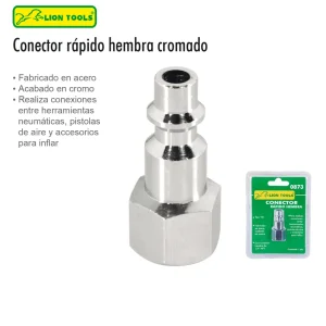 CONECTOR NEUMATICO RAPIDO HEMBRA LION TOOLS