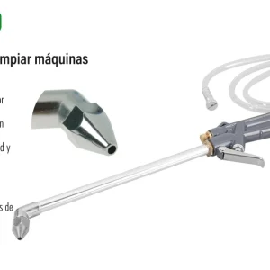 Pistola neumática para limpiar maquinas