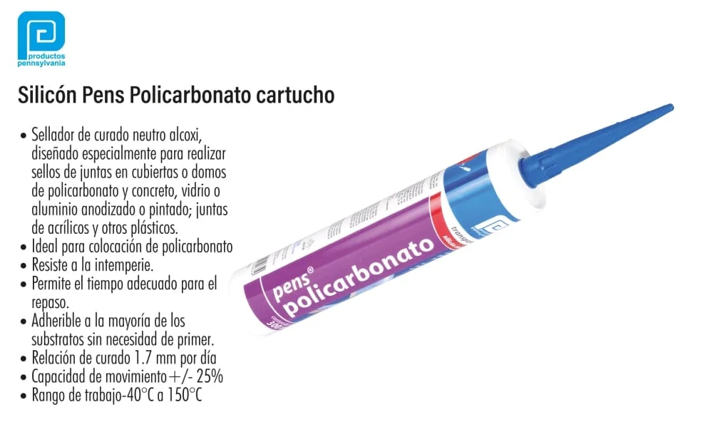 Silicon de policarbonato transparente