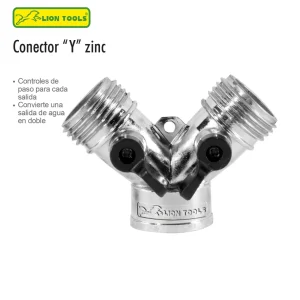 Conector «Y» zinc 3/4″ 19 mm
