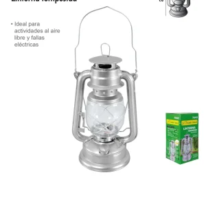 LINTERNA TEMPESTAD VERDE LION TOOLS