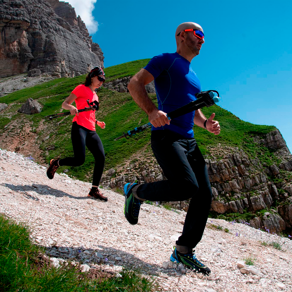 ZAPATILLA KAYLAND ALPHA KNIT GTX BLACK BLUE - Imagen 5