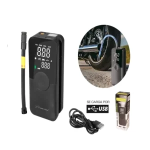 Bomba de aire portátil recargable