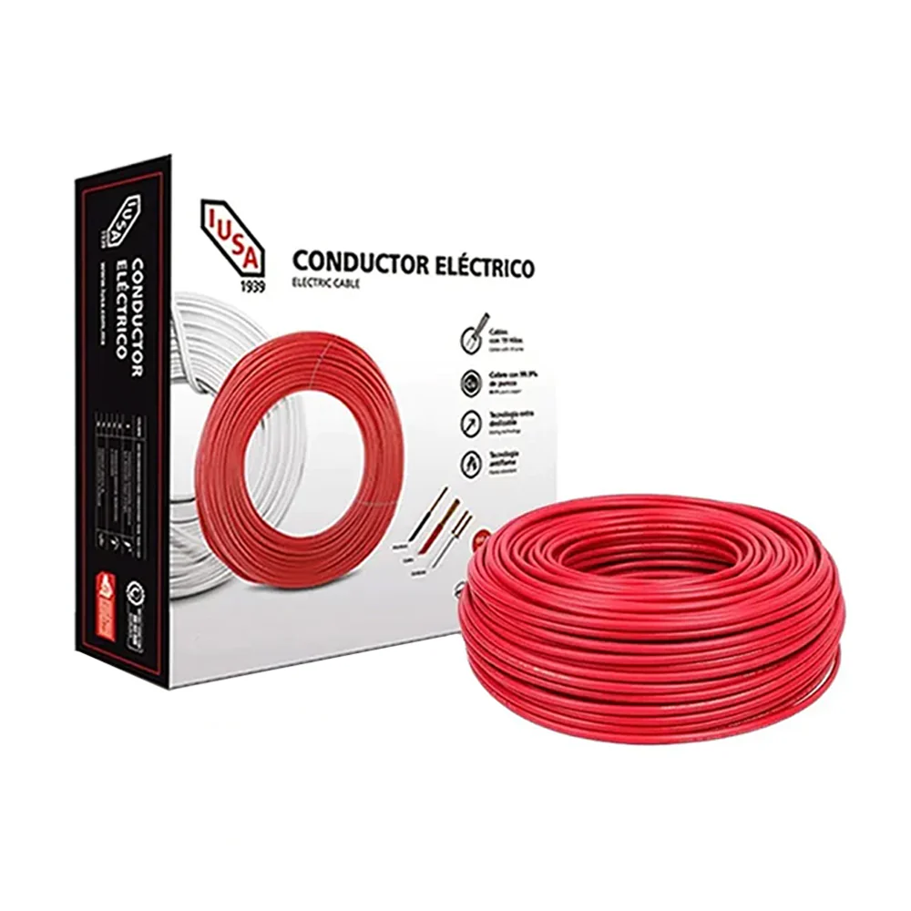 Cable thw calibre 10 rojo - Imagen 2