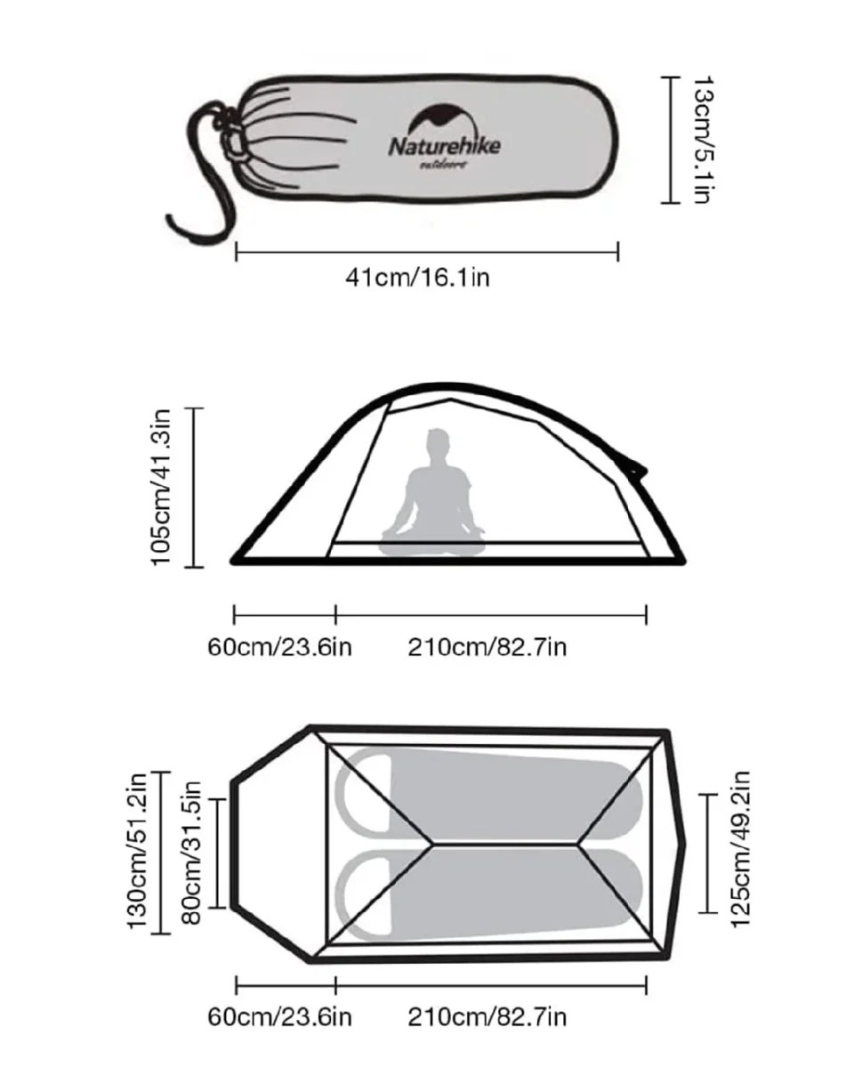 CARPA NATUREHIKE CLOUD 2P - Imagen 9