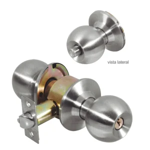 Cerradura pomo acero inoxidable para recamara