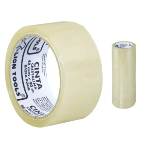 Cinta cristalina base agua 48 mm 150 m 6 pzs