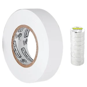 Cinta de aislar blanca