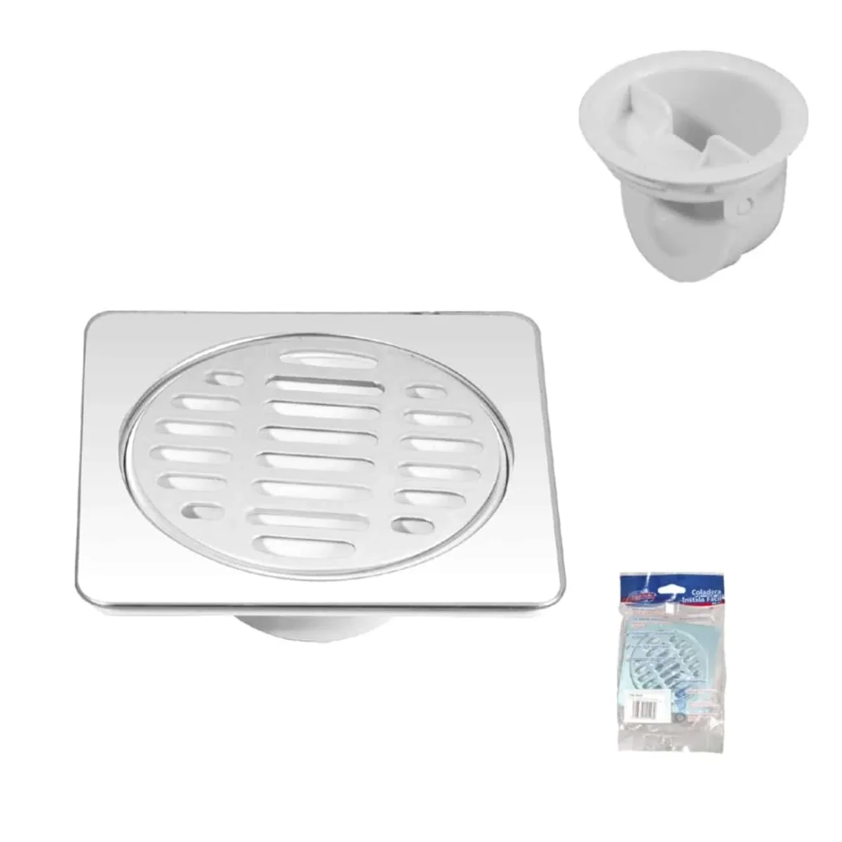 Coladera cuadrada fácil instalación - Imagen 2