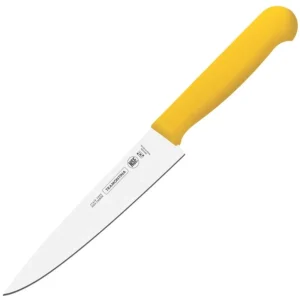 Cuchillo carnicero Tramontina 6 pulgadas amarillo