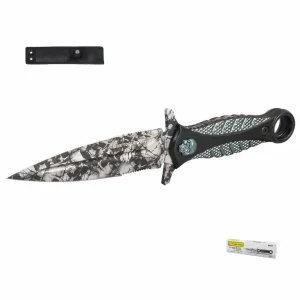 Cuchillo de monte decorativo de calavera 5 pulgadas