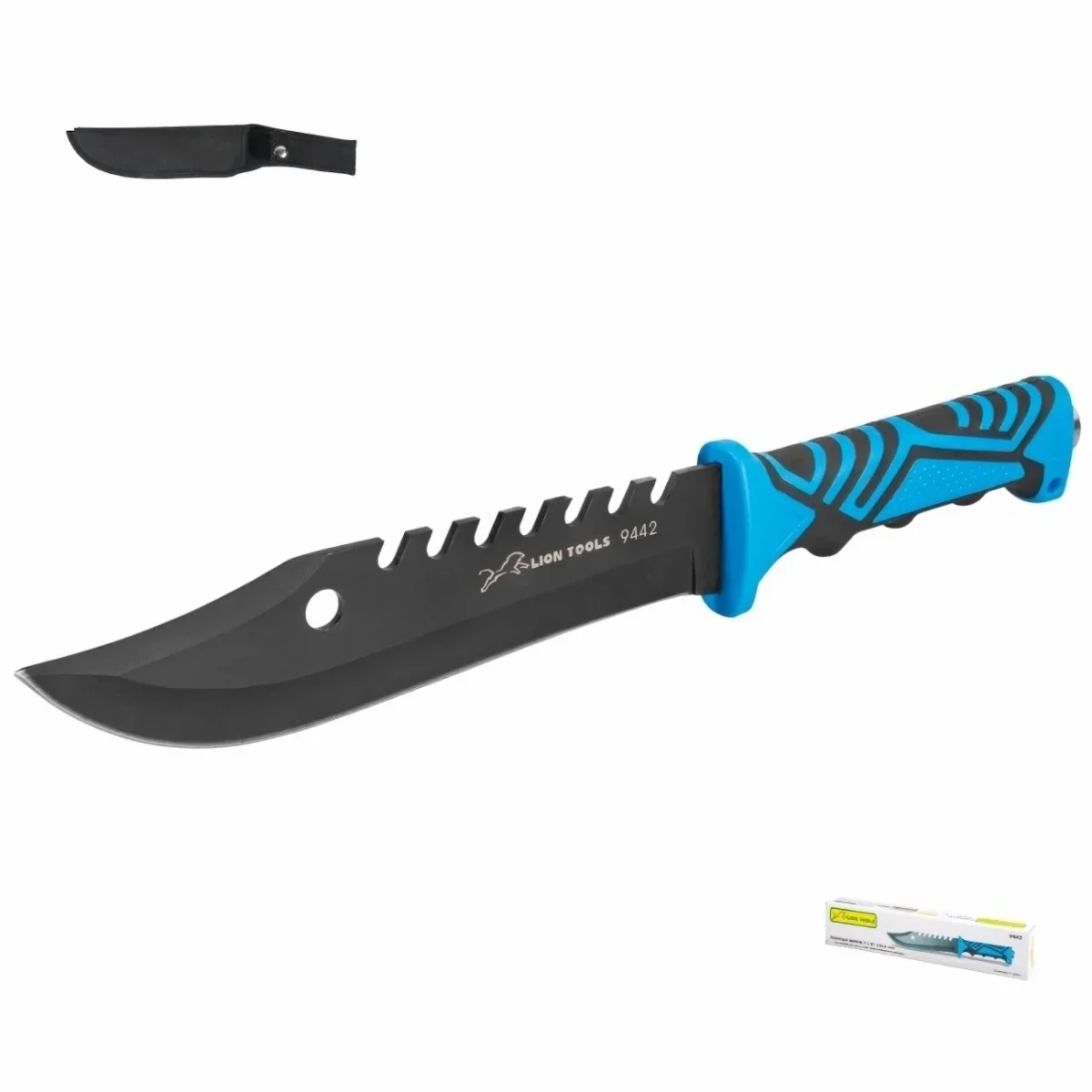 Cuchillo de monte negro 7 1/2 - Imagen 2