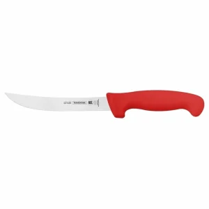 Cuchillo para deshuesar curvo mango rojo