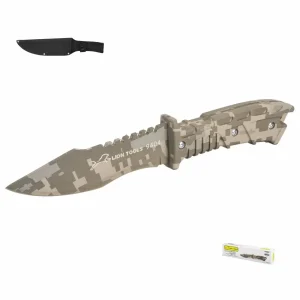 Cuchillo táctico camuflado 4 1/2