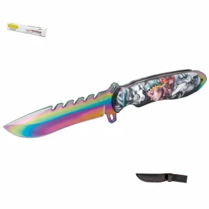 Cuchillo táctico tornasol