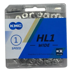 Cadena Bicicleta 1vel Kmc Original Cromada Cromada