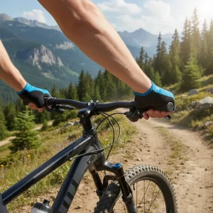 Guantes Ciclismo Dedo Corto Gw Jet Gel Azul L