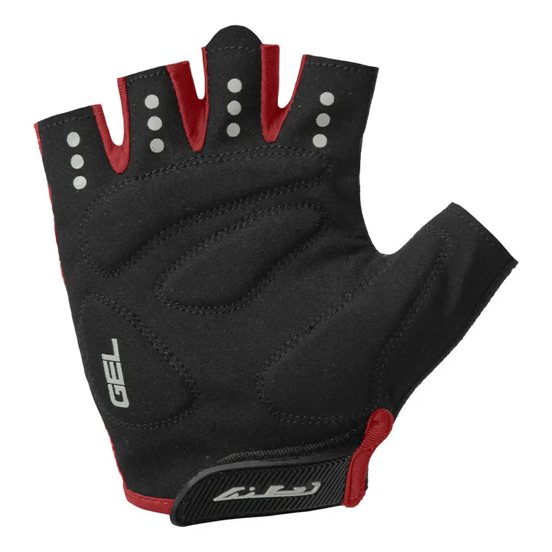 Guantes Ciclismo Dedo Corto Gw Jet Gel Escarlata M - Imagen 4