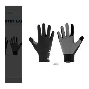 Guantes Ciclismo Mtb Ruta Dedo Largo Gw Hotly Negro Xs
