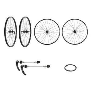 Ruedas Bicicleta Mtb Aluminio Sellado Gw Pro Disc 8-12v Negro