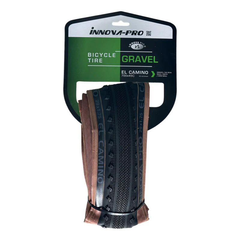 Llanta Bicicleta Gravel Innova Pro 700*45 Plegable Tubeless Negro-cafe