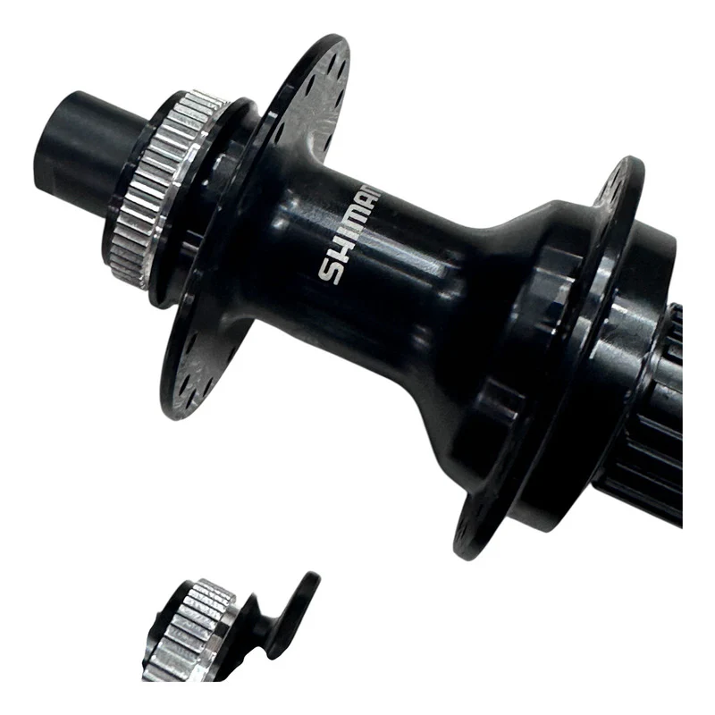 Juego De Manzanas Shimano Mt410 32h 12v Micro Spline Negro - Imagen 3