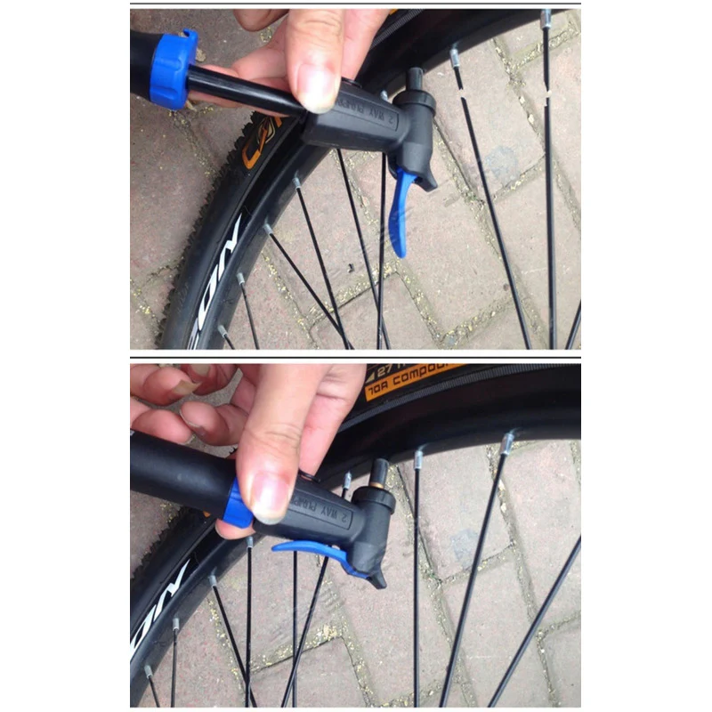 Bomba Inflador Beto Bicicletas Ruta Mtb 80 Psi Soporte Aguja Negro - Imagen 8