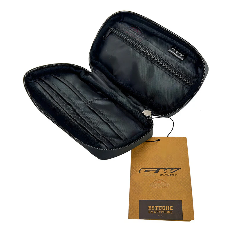 Estuche Portacelular Gw Forever Billetera Ruta/ Mtb Color Gris Oscuro - Imagen 3