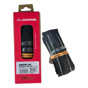 Llanta Bicicleta Chaoyang Merlin 700x28 Tubeless Color Negro