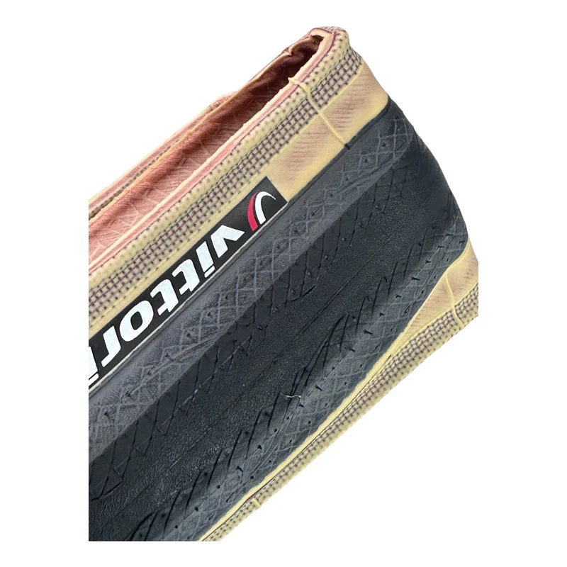 Llanta Bicicleta 700 Vittoria Rubino Iv Plegable Original Negra Cara Café - Imagen 3