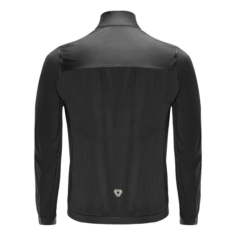 Chaqueta Ciclismo Mtb Ruta Gw Lane Cortavientos Negro M Lisa - Imagen 4