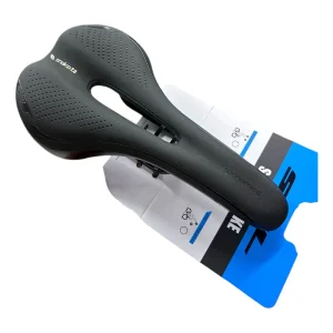 Sillin Stl Snake Gel Ergonómico 2.0 Bicicleta Ruta Mtb  Negro 27 Cm 14.5 Cm