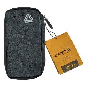 Estuche Portacelular Gw Forever Billetera Ruta/ Mtb Gris Oscuro