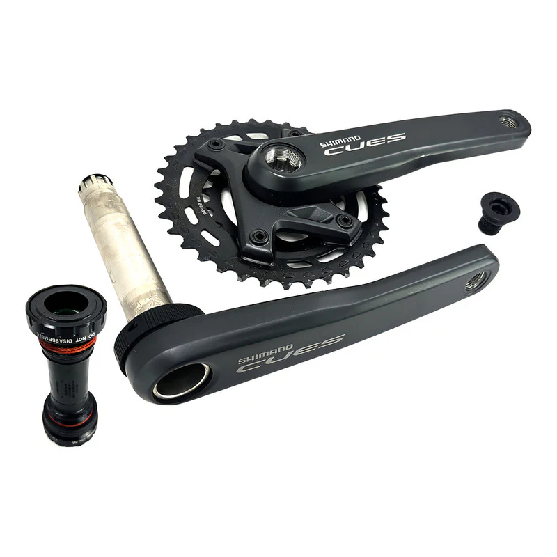 Grupo Mtb Shimano Cues U6000 2x11 Velocidades Biplato 36/22 Pacha 11-45 - Imagen 3