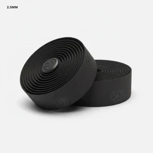 Cintas De Manubrio Ruta Peaked Sport Corcho Negro 2.5mm Pro Negro Lisa
