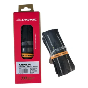 Llanta Bicicleta Chaoyang Merlin 700x28 Tubeless Negro