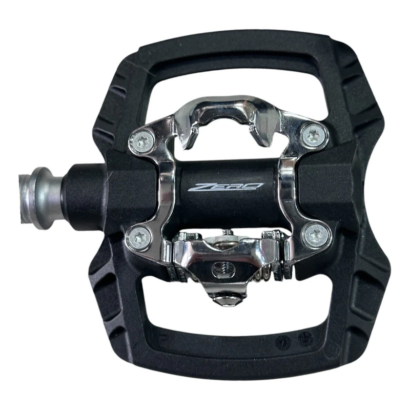 Pedales Bicicleta Doble Propósito Mtb Ontrail Zero Negro - Imagen 4