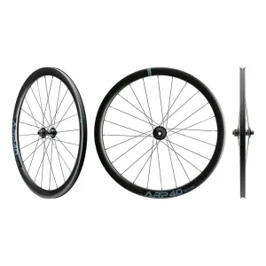 Ruedas Bicicleta Gw Arp 40 Disco 700c 24h 8-12v Negro